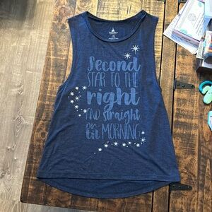 Disney Blue Tank Top with Star Design